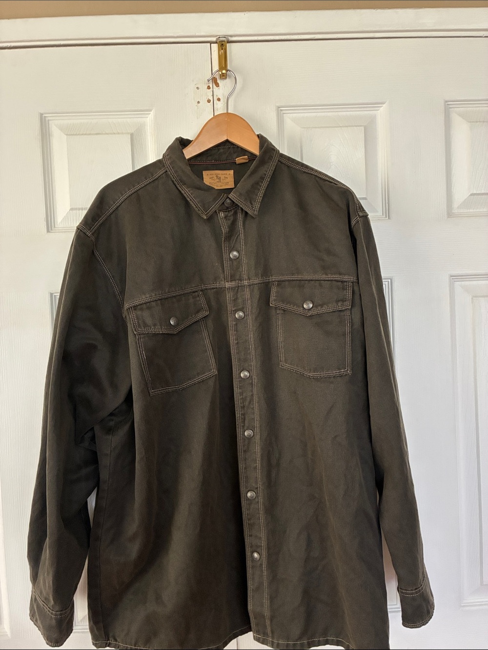 RedHead Ranch Shirt Jacket snap closure